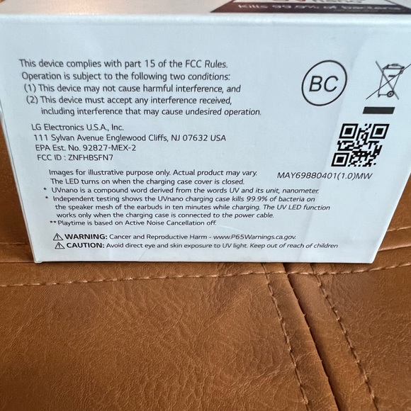 NWT LG TONE Free FN7 Earbuds | White - Picture 3 of 8